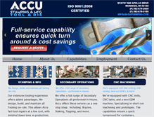 Tablet Screenshot of accustamping.com